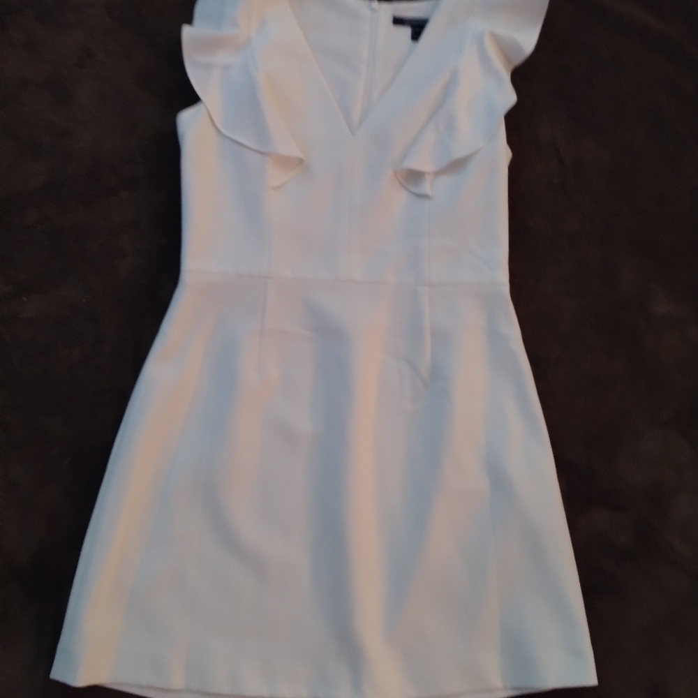 French Connection Whisper Ruffle Mini Dress